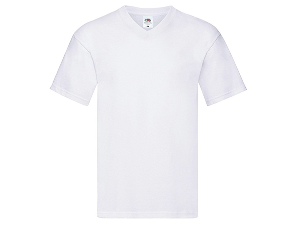 Camiseta Adulto Blanca Personalizado Barato Iconic V-Neck